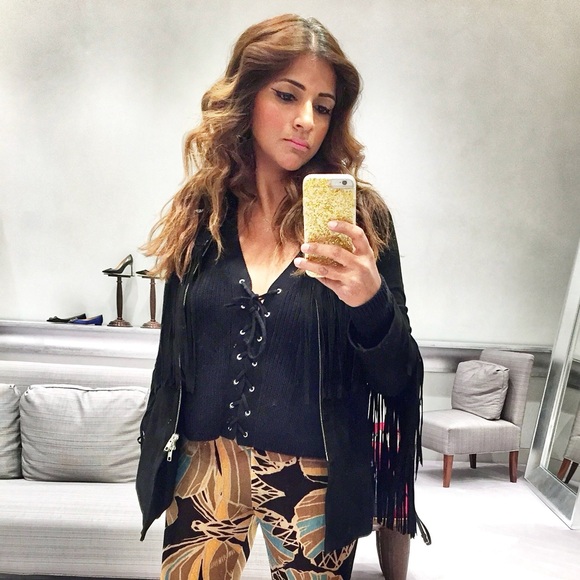 H&M Suede Fringe Jacket - Picture 4 of 4